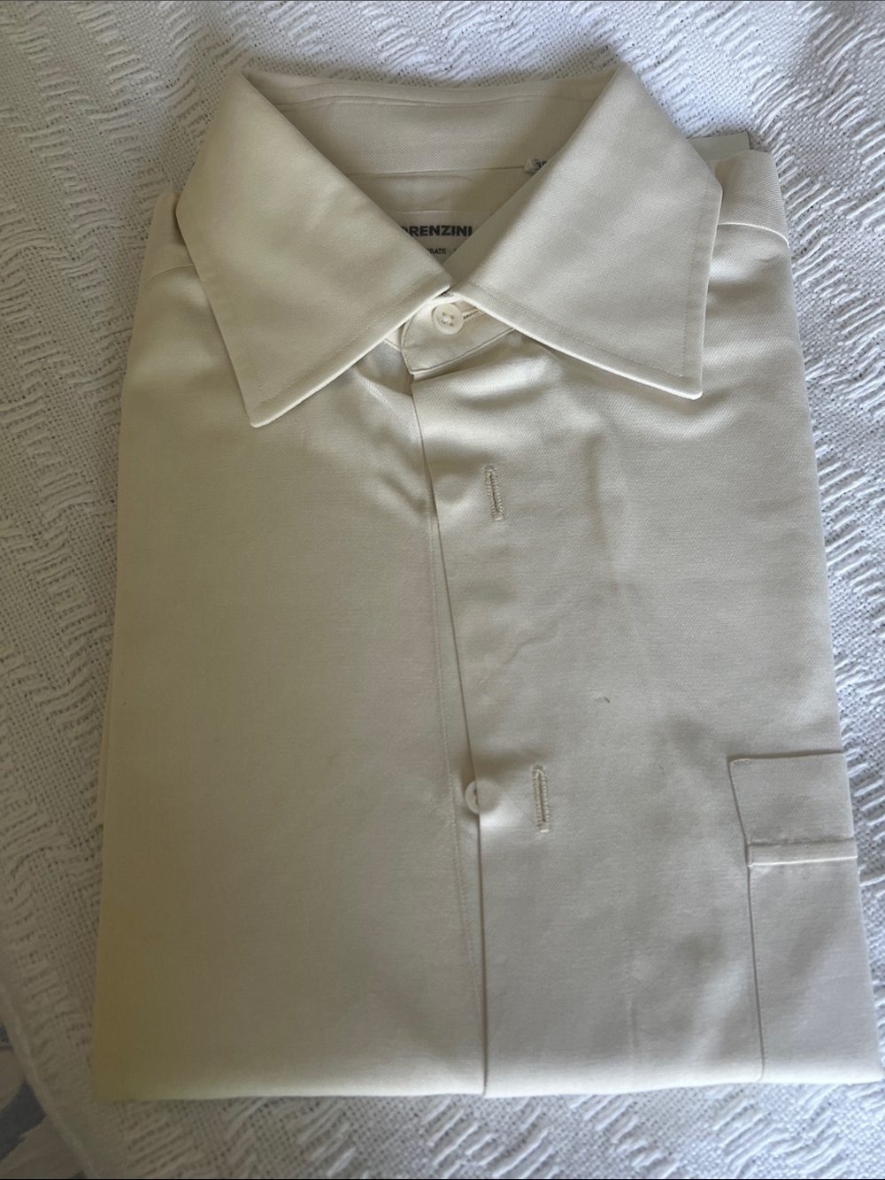LORENZINI Cream Button-Up Shirt